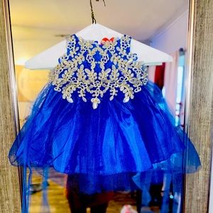 Size S Royal Blue Formal Dress